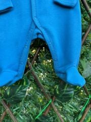 Erkek Bebek Uzun Kollu Patikli Tulum