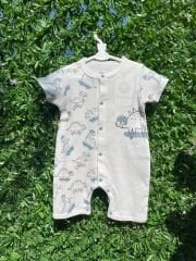 Erkek Bebek Kısa Tulum