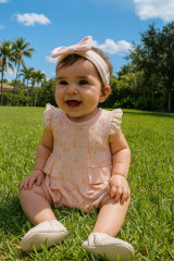 Kız Bebek Kısa Tulum