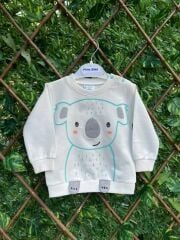 Kız Bebek Koala Desenli 2 İplik Mevsimlik Alt & Üst Takım