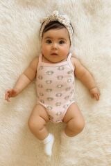 Kız Bebek İp Askılı Body