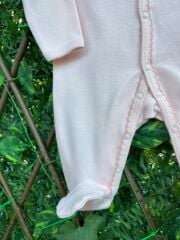 Kız Bebek Uzun Kollu  Patikli Tulum