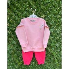 Kız Bebek 2 İplik Alt & Üst Takım
