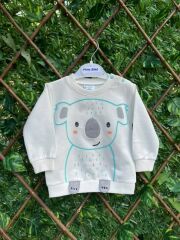 Kız Bebek Koala Desenli 2 İplik Mevsimlik Alt & Üst Takım